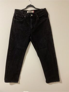 Vintage Levis 550 Black Jeans 33x30 Mens Relaxed Fit Tapered Y2K Denim 2007